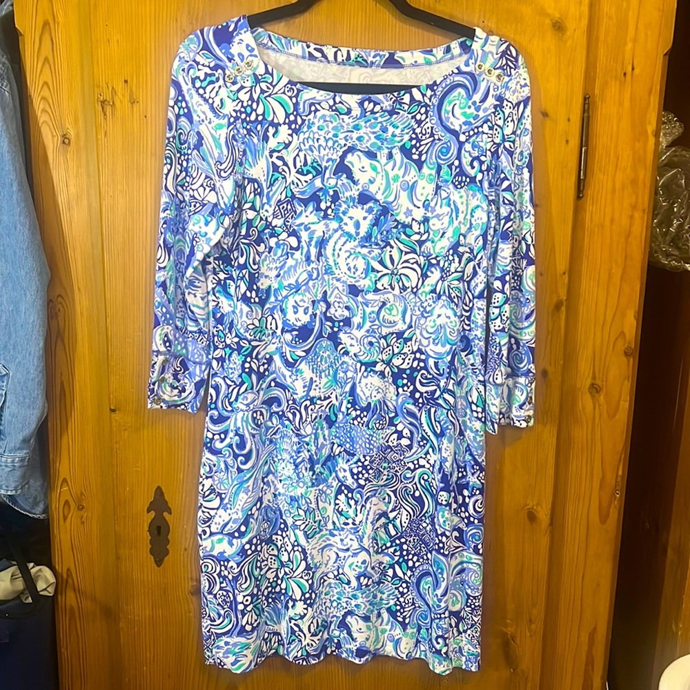 Lilly Pulitzer size M 3/4 sleeve dress